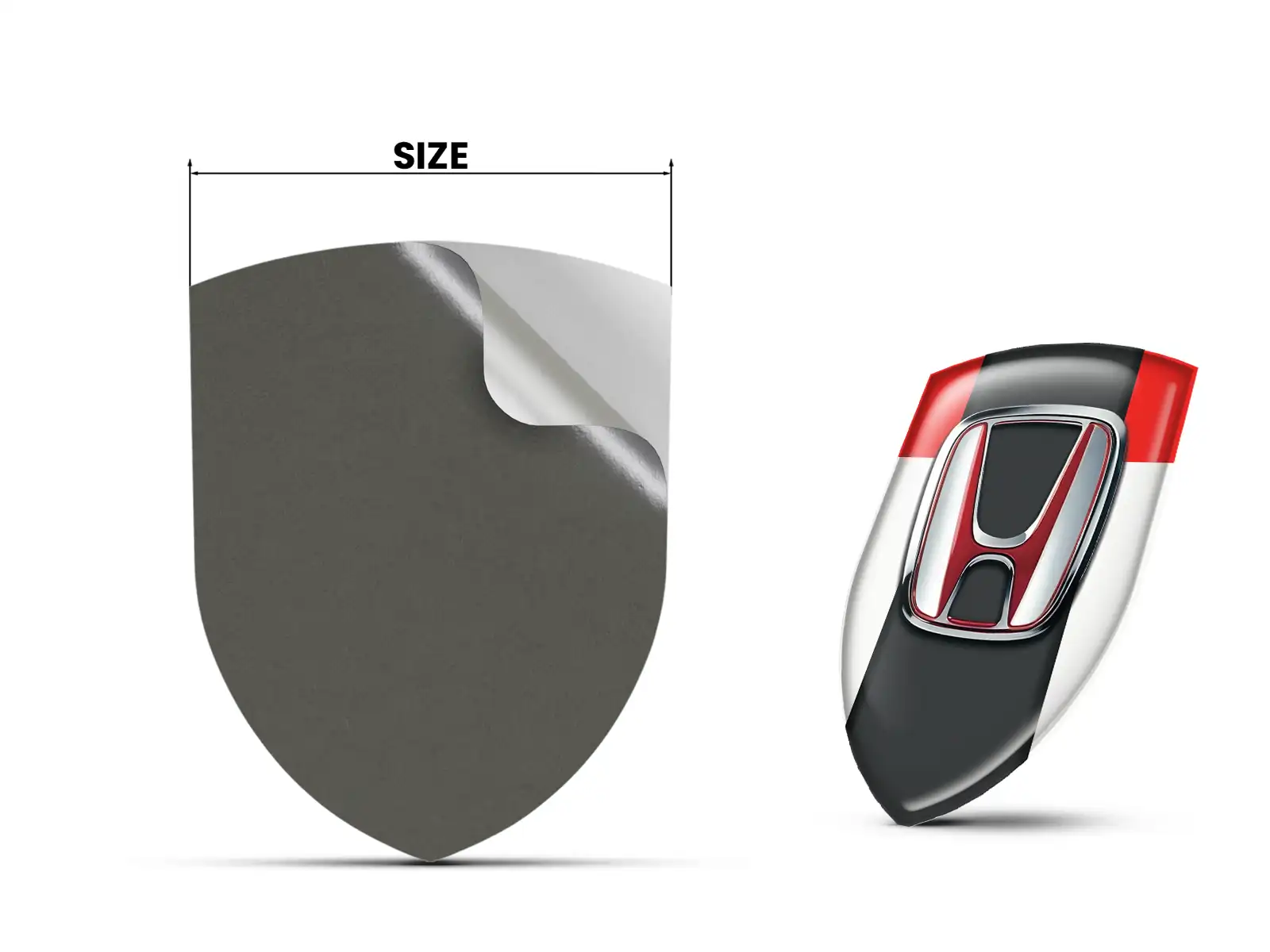 Honda Heckscheibenaufkleber Stern Premium Universal Auto